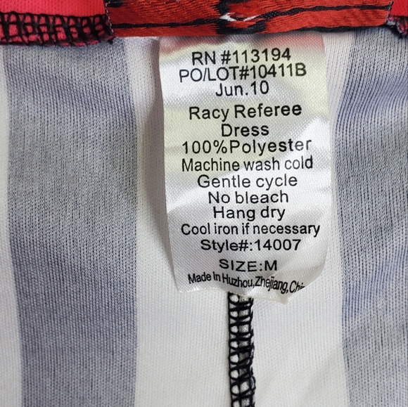 In Charter Costumes Racy Referee Costume Halloween Junior Size M (5-7) - Picture 14 of 16